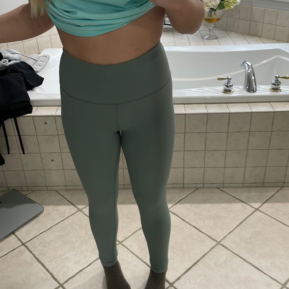 olive green leggings